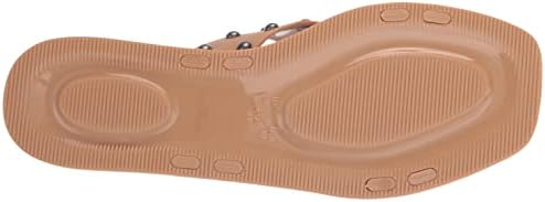 Lucky Brand Women's Julina Studded Flat Sandal, Dusty Sand, 6 | Image 3