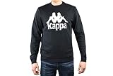 Kappa Sweatshirt Sertum, Baumwoll-Pullover, Größe:XXL, Farbe:schwarz