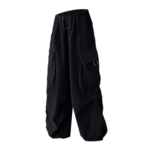 Betadog Girls Casual Denim Pants High Waist Jogger Jeans Wide Leg Jeans High Waist Baggy Jeans with Pocket