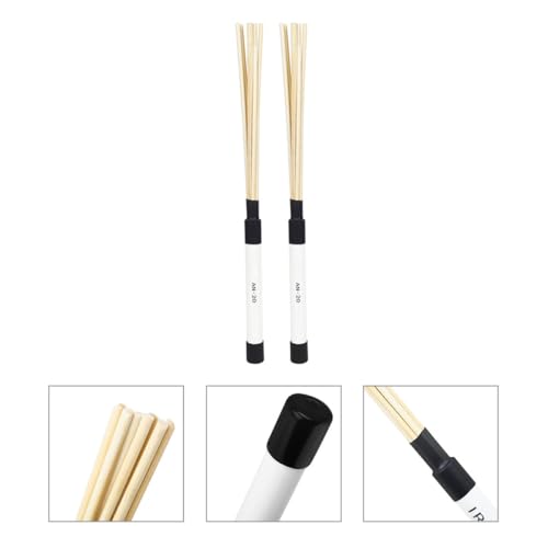 Levemolo 1 par de baquetas para práctica de batería versátiles para principiantes y profesionales para jazz, rock e instrumentos de percusión miniatura 7