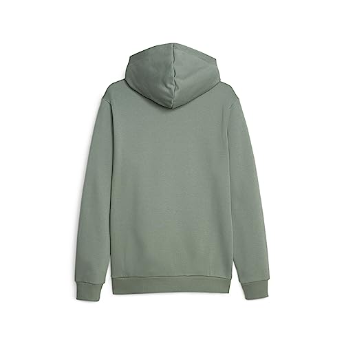 Image of Puma Cotton Men Ess Big Logo Hooded Neck Hoodie Fl (S) Mineral