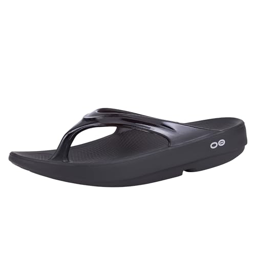 OOFOS OOlala Recovery Sandal, Black - Women’s Size 8