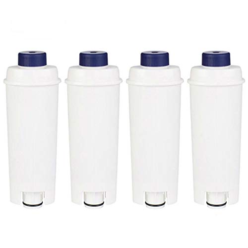 4 x PUROFILTER Compatible Coffee-Machine Water Filter Replacement for DeLonghi DLSC002, SER3017 & 5513292811 - Including Versions of ECAM, Esam, ETAM Series
