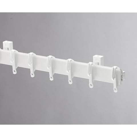 Swish Sologlyde complete Curtain Track system Rail Set 125cm 49" WS100W0125T Cover