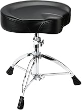 Double braced design with 17'' x 4'' seat size: Features a sturdy double braced stand and a spacious 17'' x 4'' saddle-style cushioned top for optimal comfort Biomechanically shaped seat: Offers sloped leg openings for a free range of motion and a ra...
