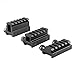TACFUN 3 Pack 1" High & 0.75" Medium & 0.5" Low Riser 5 Slot 20mm See Through Scope Mount