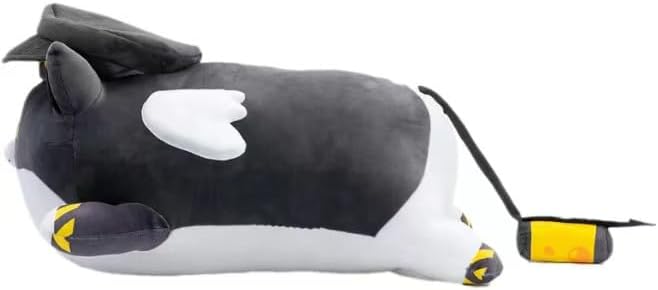 Miniatura 5 de Juguete de peluche de animación de asesinato 2023, oficial de policía, gato y niños, almohada de felpa suave, regalo para fanáticos de la animación