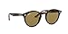 Ray-Ban RB2180 Round Sunglasses, Dark Tortoise/Brown, 51 mm