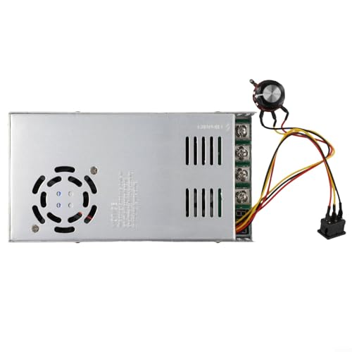 Regulador industrial de 200 A para control de velocidad del motor de CC, controlador de marcha atrás hacia adelante de 12 a 48 V con potenciómetro, módulo de terminal de 215 mm x 113 mm x 50 mm