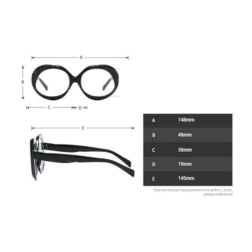 laureles Classic Vintage Women's Sunglasses Oversized Round Frame Sun Glasses Men Orange Blue Shades UV4004