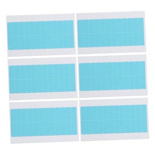 Baluue 6 Sheets Professional Hair Extension Tapes Double Sided Replacement Tape for Wig Small Light Easy to Apply