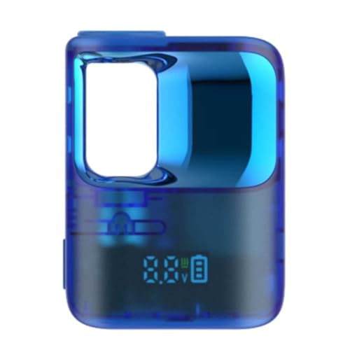 CCELL Stylo 510 Cartridge Battery 3 Voltage Settings Inhale-Activated Operation 500mAh Battery USB-C Enclosed Cartridge System inc Oil Viewing Window- Blue (No Nicotine)