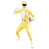 Morphsuits - Costume per Travestimento da Power Rangers, Adulto, Taglia: L, Colore: Giallo