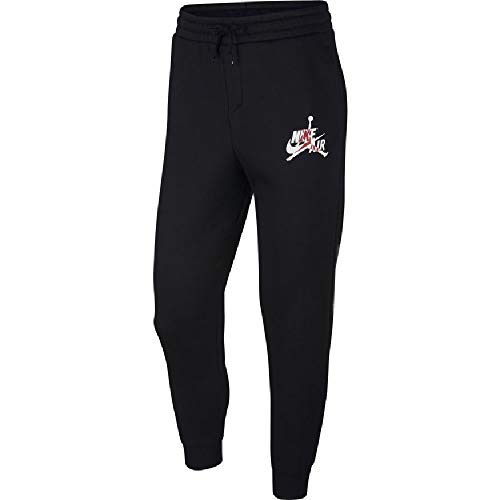 Jordan Jumpman Classics Fleece Pant Mens BV6008-010 Size XL Black/White