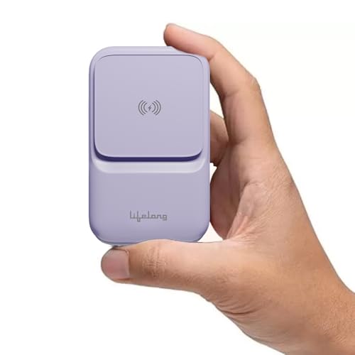 Lifelong Chargemate Nano Magsafe Power Bank-10000mAh, 22.5W Fast Charge, Wireless, Quick Charge 3.0, Portable Power Bank Compatible with Earbuds, Mobiles, Speakers Smartwatches, & Tablets (Purple) (B0DDT9N6WV) Amazon Price History, Amazon Price Tracker