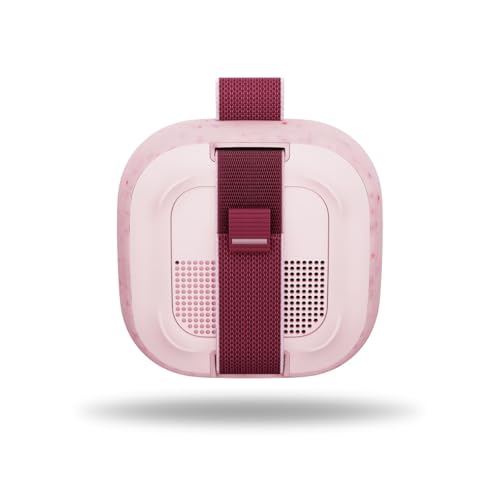 Image of Bose SoundLink Micro Portable Bluetooth Speaker (2nd Gen), Wireless Outdoor Speaker, Up to 12 Hours Battery Life, Waterproof and Dustproof, Petal Pink - Limited Edition Color