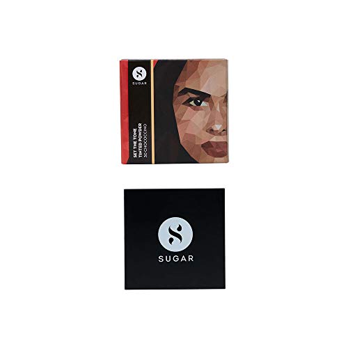 SUGAR Cosmetics Set the Tone Tinted Powder - (Medium), 15 g (Pack of 1) 30 Chococcino