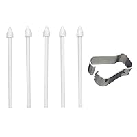 Rainao Touch Stylus Tool, Hochwertige Spitzen Spitzenspitzen Ersatzspitzen für Samsung S Pen, 5er Set Universal Ersatzspitzen Spitzen für Tab S7/für S6