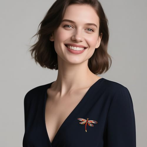 Image of Fashion Dragonfly Booch Pin Jewelry Gift for Women