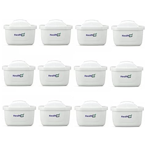 HealthAZ Water Filter Cartridges, Replacement for Brita Maxtra (12 Filters Cartridges) Cover