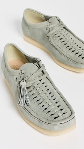 Clarks Men's Suede Woven Wallabee Shoes4