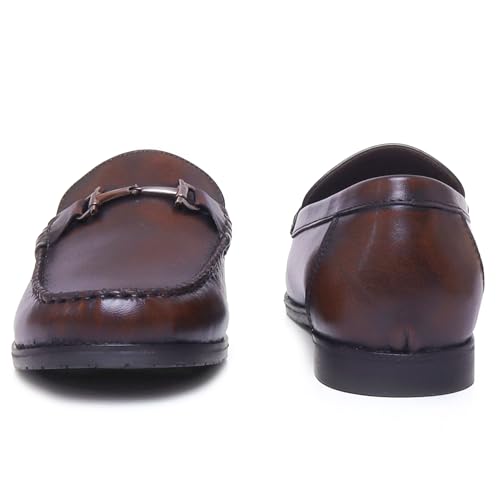Image of Zoom Shoes Leather Shoes for Men | Super Comfortable with Cushioned Insole Formal /Loafer Shoes for Adult A-11201