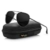 LUENX Aviator Sunglasses for Men Women Polarized – UV 400 Protection with case 60MM