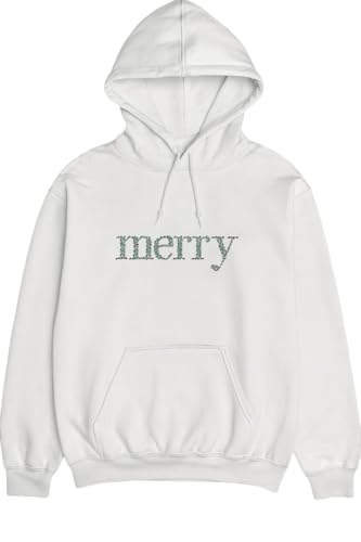 Embroidered Floral Merry Christmas Sweatshirt, Holiday Crewneck Pullover, Custom Xmas Gift Sweater