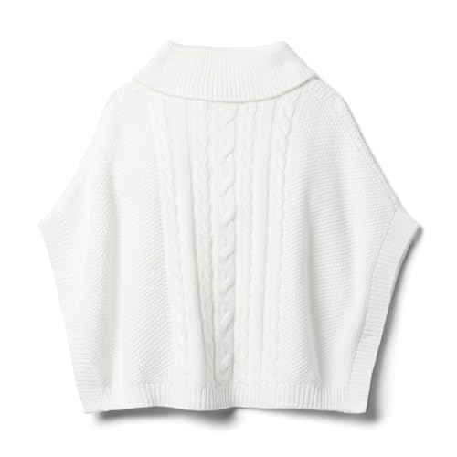 Janie and Jack Girl's Sweater Cape (Toddler/Little Kids/Big Kids), Ivory, 102