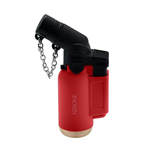 Isqueiro maçarico 1 chama NERONE Torch vermelho