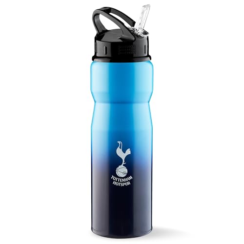 Tottenham Hotspur FC Water Bottle with Straw - Metal Water Bottle for Football Fans Sports Work Gym Spurs Gifts for Men