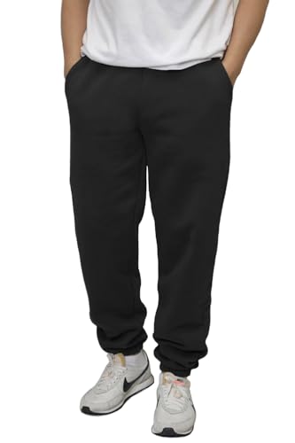 URBANJ Men's Heavyweight Baggy Sweatpants Loose Fit Fleece Joggers Sweatpants