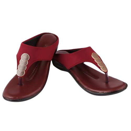 Image of Women's Fashion Sandal | Faux Leather, Comfortable & Stylish Wedges | Ideal for Casual & Formal