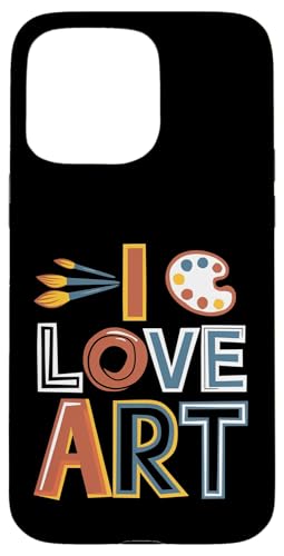 I Love Art �A�[�e�B�X�g ��� �J���t�� �G�� �A�[�g���D�� �X�}�z�P�[�X iPhone 15 Pro Max �p