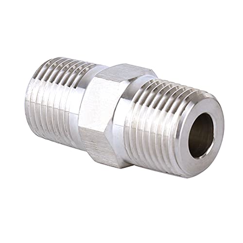 Image of Metalwork Stainless Steel 304 Forged Pipe Fitting Heavy Duty Hex Nipple 3 /4 inch NPT Male x 3 /4 inch NPT Male 2000psi (1 Pc)