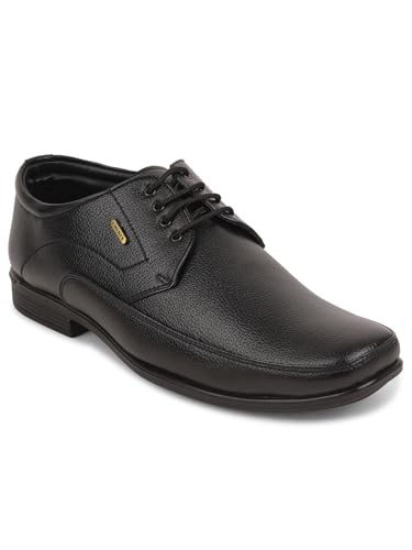 Image of Liberty Fortune UVL 134 Formal Lacing Derby Shoes for Men with PU Sole | Comfortable Upper and Lightweight | Cushioned Footbed | Durable and Trendy Design | Quick Wear Elastic Laces