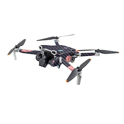 Image of MightySkins Carbon Fiber Skin Compatible with DJI Mini 3 - Bright Night Sky | Protective, Durable Textured Carbon Fiber Finish | Easy to Apply