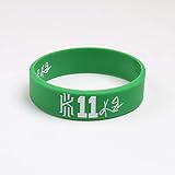 Material: Silikon ZJZ Kopf Basketball inspirierend Armband Nr 11 Owen Handlava Ring benutzerdefinierte Autogramme Geld Hand Ring (Color : Green)