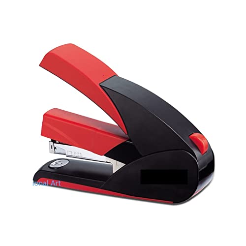 Agrafeuse sans effort rouge idéale pour simplifier la reliure de papier