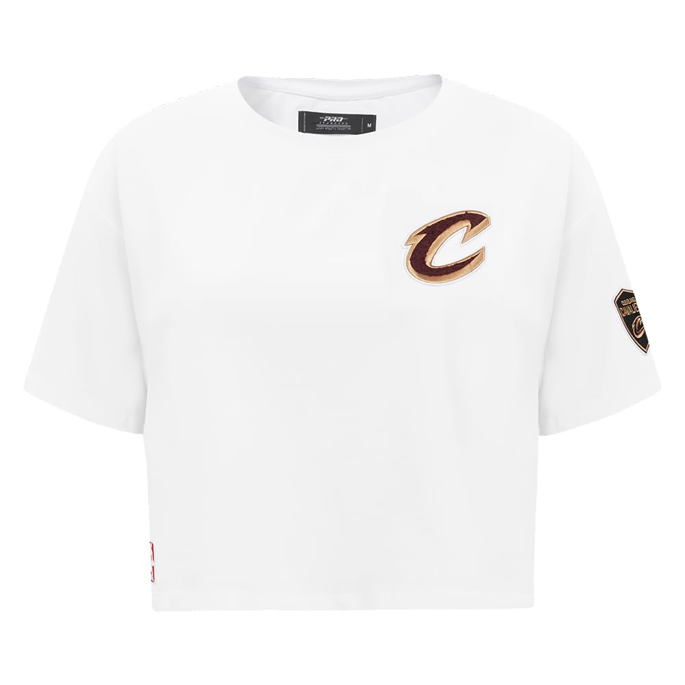 Womens NBA Classic Chenille Cotton Short Sleeve Boxy Tee — image 1