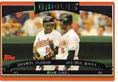 2006 Baltimore Orioles Baseball Cards Team Set Lot of 40 Different Cards In Collector's - Includes Miguel Tejada, Brian Roberts, C.Ray on Cards From Both Topps and Upper Deck Sets