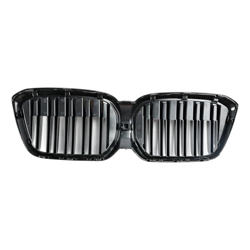 Grille avant iX3 G08 LCI 2022+ noire brillante double lattes pour calandre sport