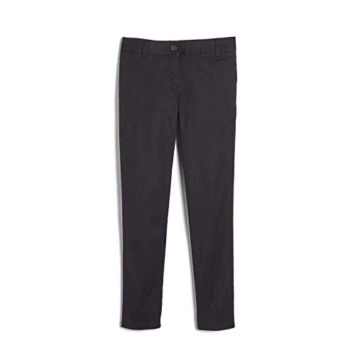 Pantalon fille skinny noir confortable résistant pour l'école