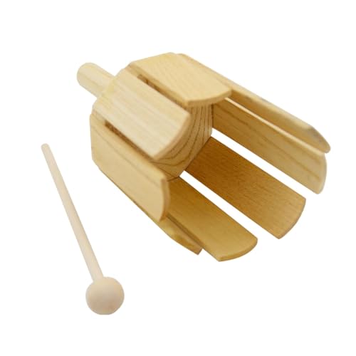 Dickly Holz-Rührtrommel für Kinder, hölzernes...