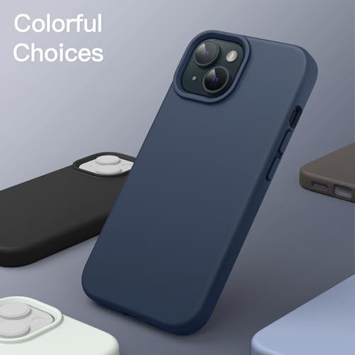 JETech Silicone Case for iPhone 15 6.1-Inch, Silky-Soft Touch Full-Body Protective Phone Case, Shockproof Cover (Storm Blue) JETech Silicone Case for iPhone 15 6.1-Inch, Silky-Soft Touch Full-Body Protective Phone Case, Shockproof Cover (Storm Blue)