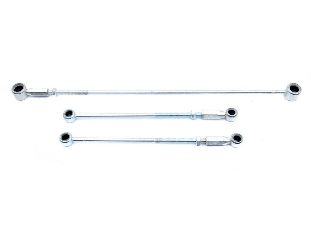 Lot 3 biellettes tringleries boîte vitesse compatible pour Peugeot 106, Citroën Saxo et AX motorisation 1.0 à 1.6 8V/16V - OEM 2452F6, 2452.F6