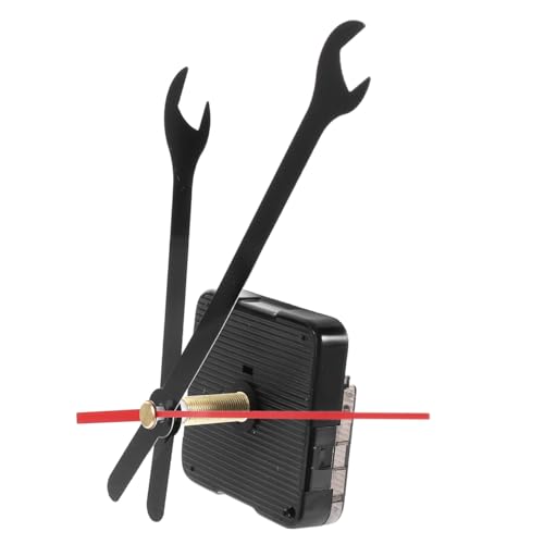 HYTROVE DIY Wall Clock Mechanism Silent Movement Repair Kit 35Cm Diameter Replacement Clock Movement with 5-Shaft and Wrench Tool