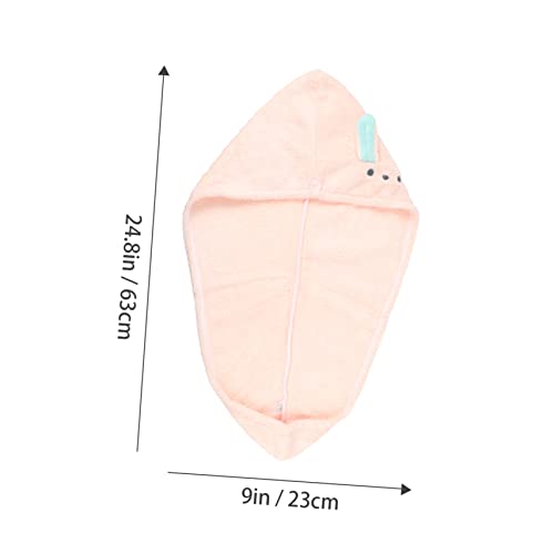 FOMIYES 2 Peças Touca De Cabelo Seco Touca De Banho Envoltório De Cabelo Toalha De Cabelo Toalha De