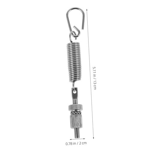 Pedal Resorte Tensión Para Bombo SHOWERORO Metal Plata miniatura 6