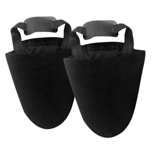 HANABASS Bowling Shoe Sliders for Women Elastic Fit Comfortable Shoe Covers for Bowling Games Black